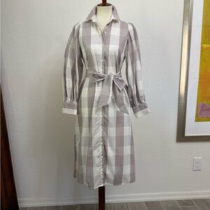 A New Day Button-Down Midi Dress